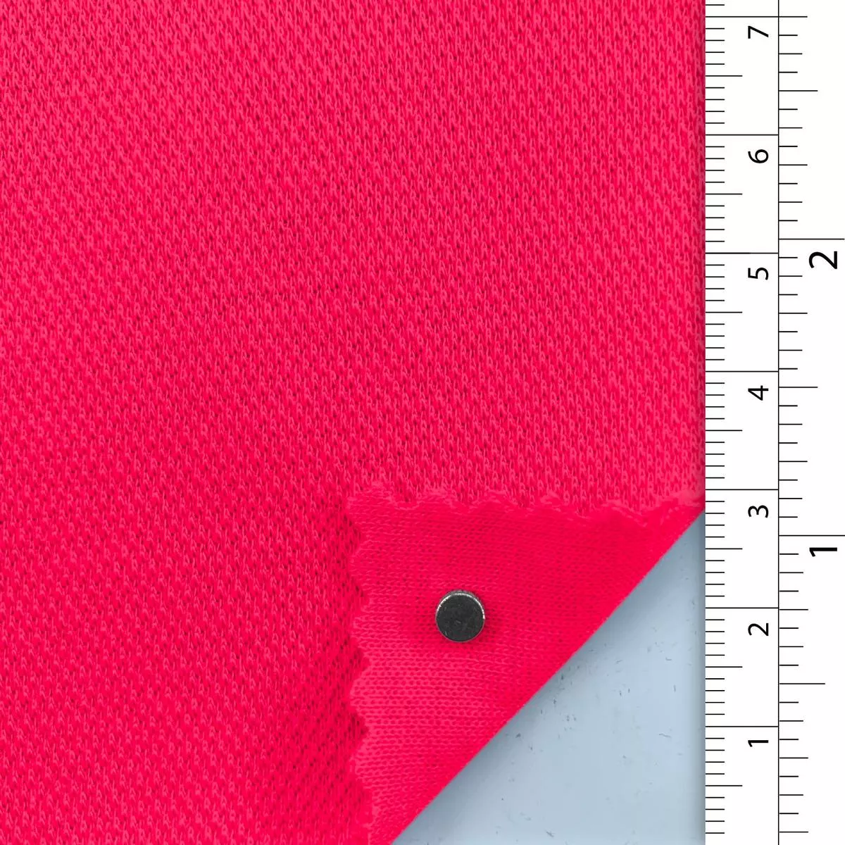 Solid Stretch Cotton Polyester Scuba Pique A110321 – Hot Pink 9797