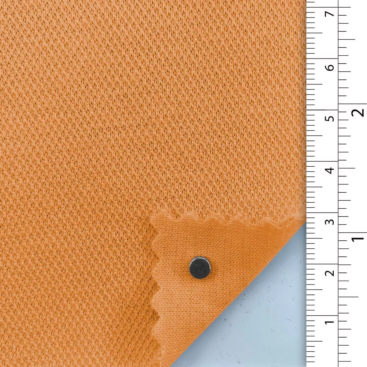 Solid Stretch Cotton Polyester Scuba Pique A110321 – Mustard Yellow 9766