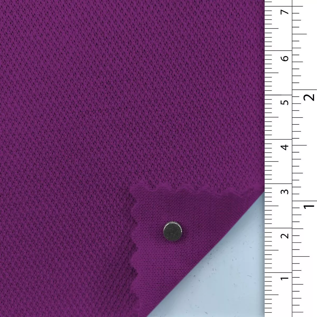 Solid Stretch Cotton Polyester Scuba Pique A110321 – Purple 9785