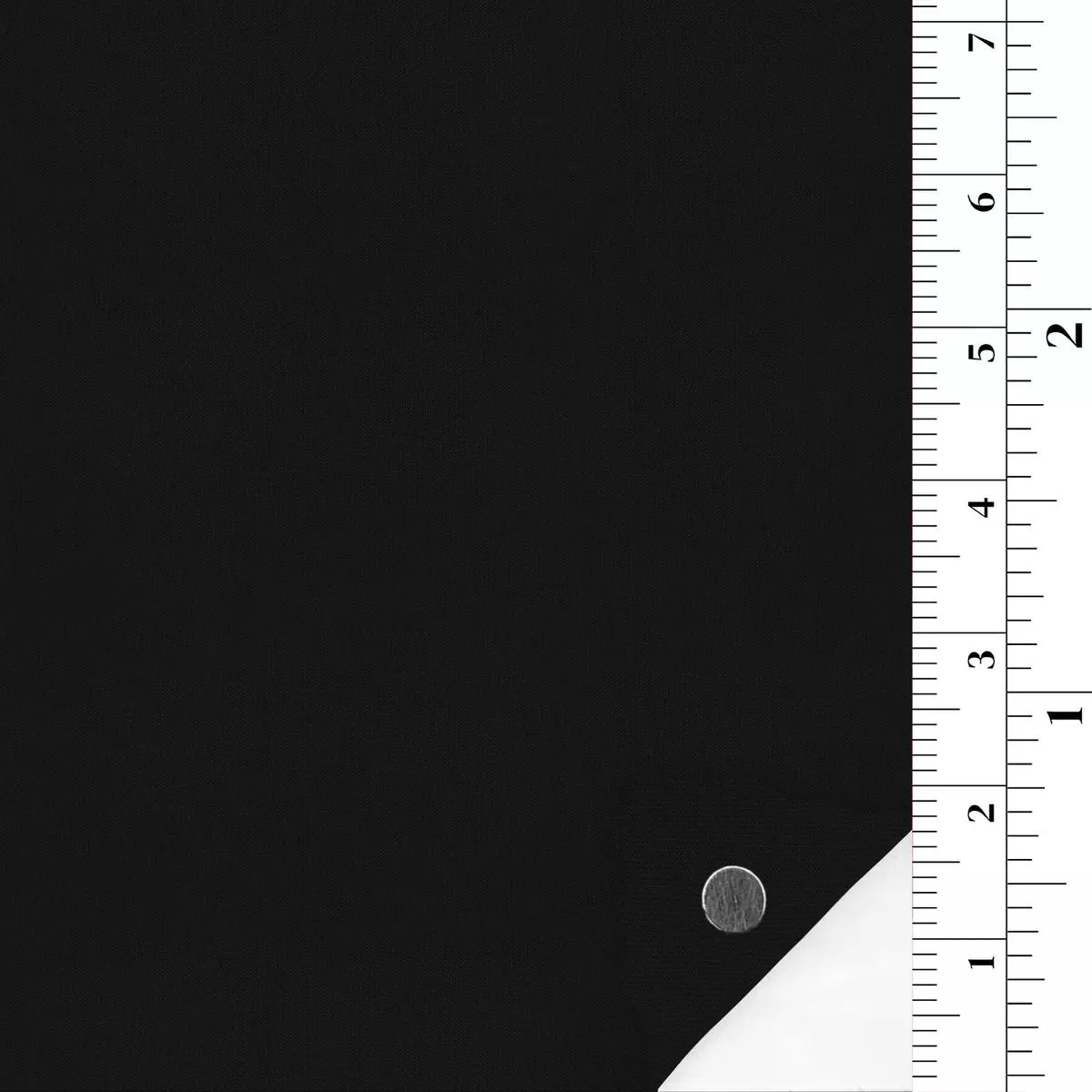 Solid Stretch Cotton Recycled Polyester Scuba A106302 – Black 7113