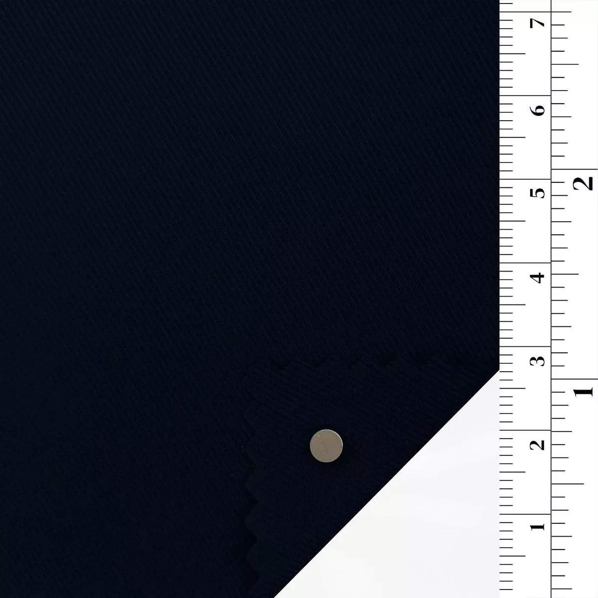 Solid Stretch Cotton Twill A117303 – Navy Blue 10394
