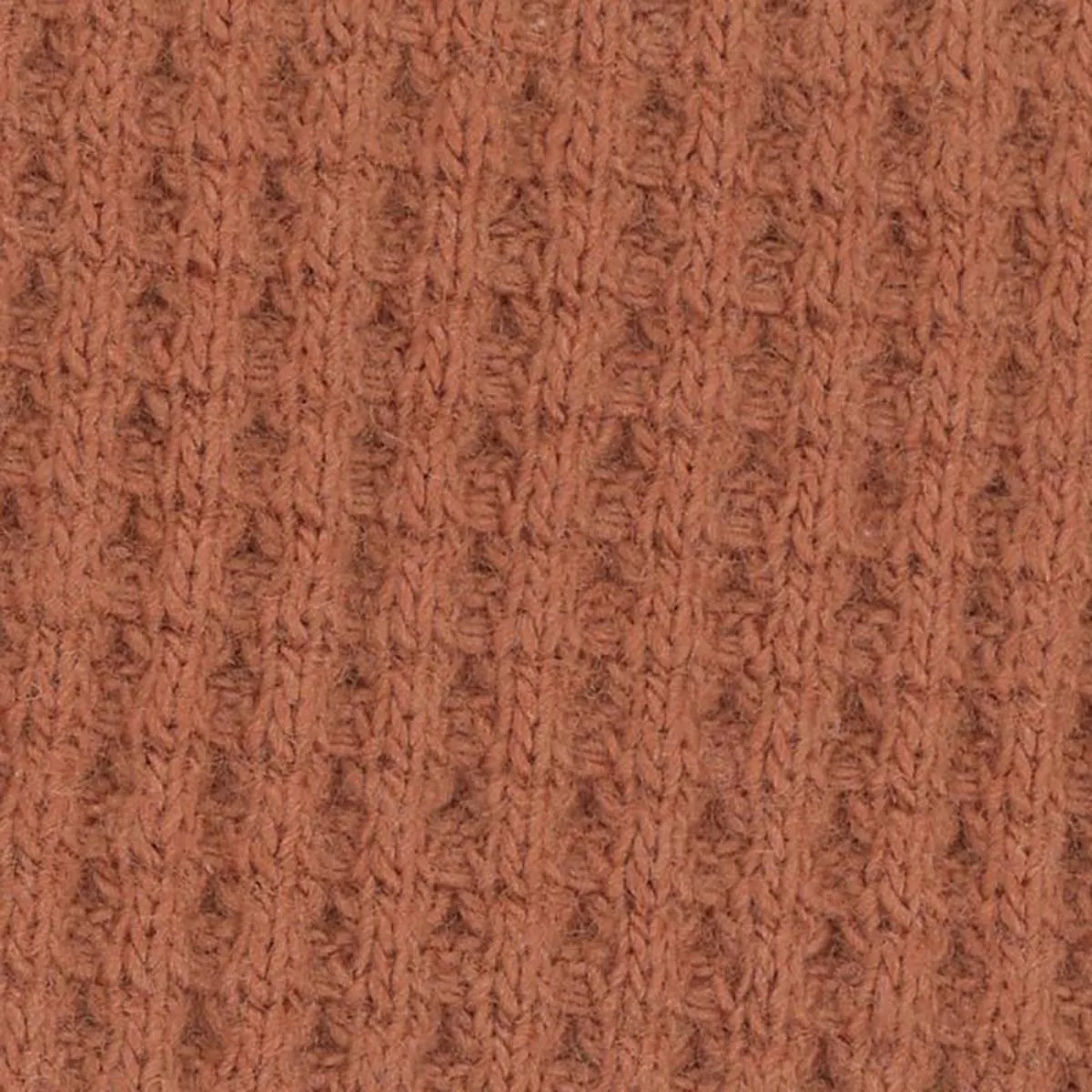 Solid Stretch Cotton Waffle A029407 – Burnt Orange 8