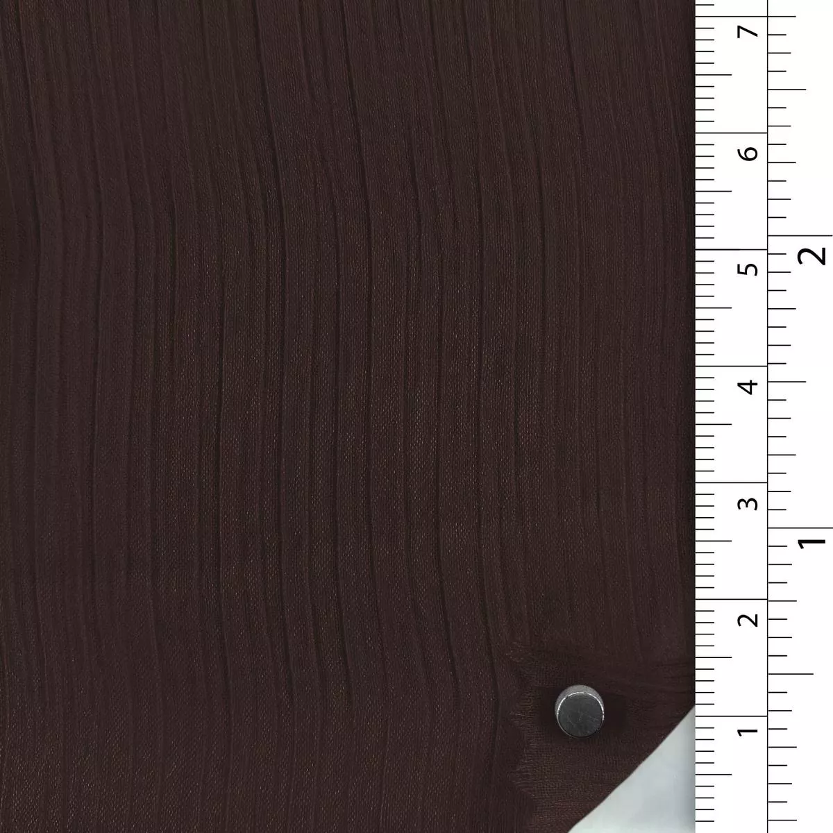 Solid Stretch Crinkled Polyester Crepon B002311 – Brown 11589