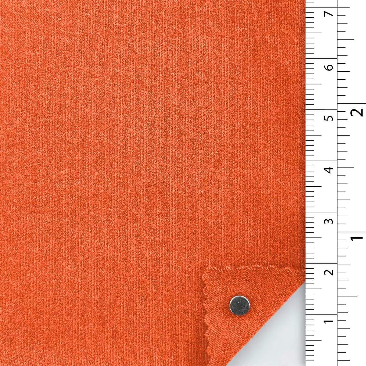 Solid Stretch Double Peached Modal Acrylic Thermal Knit A107312 – Coral 7869