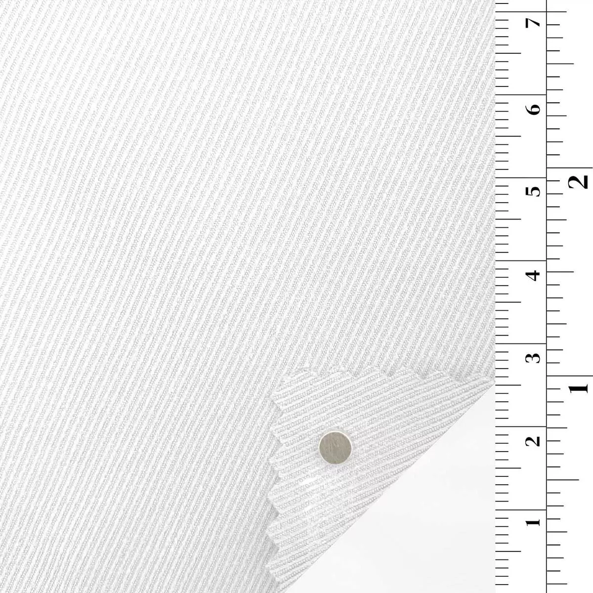Solid Stretch DWR Polyester Twill A117302 – White 10375