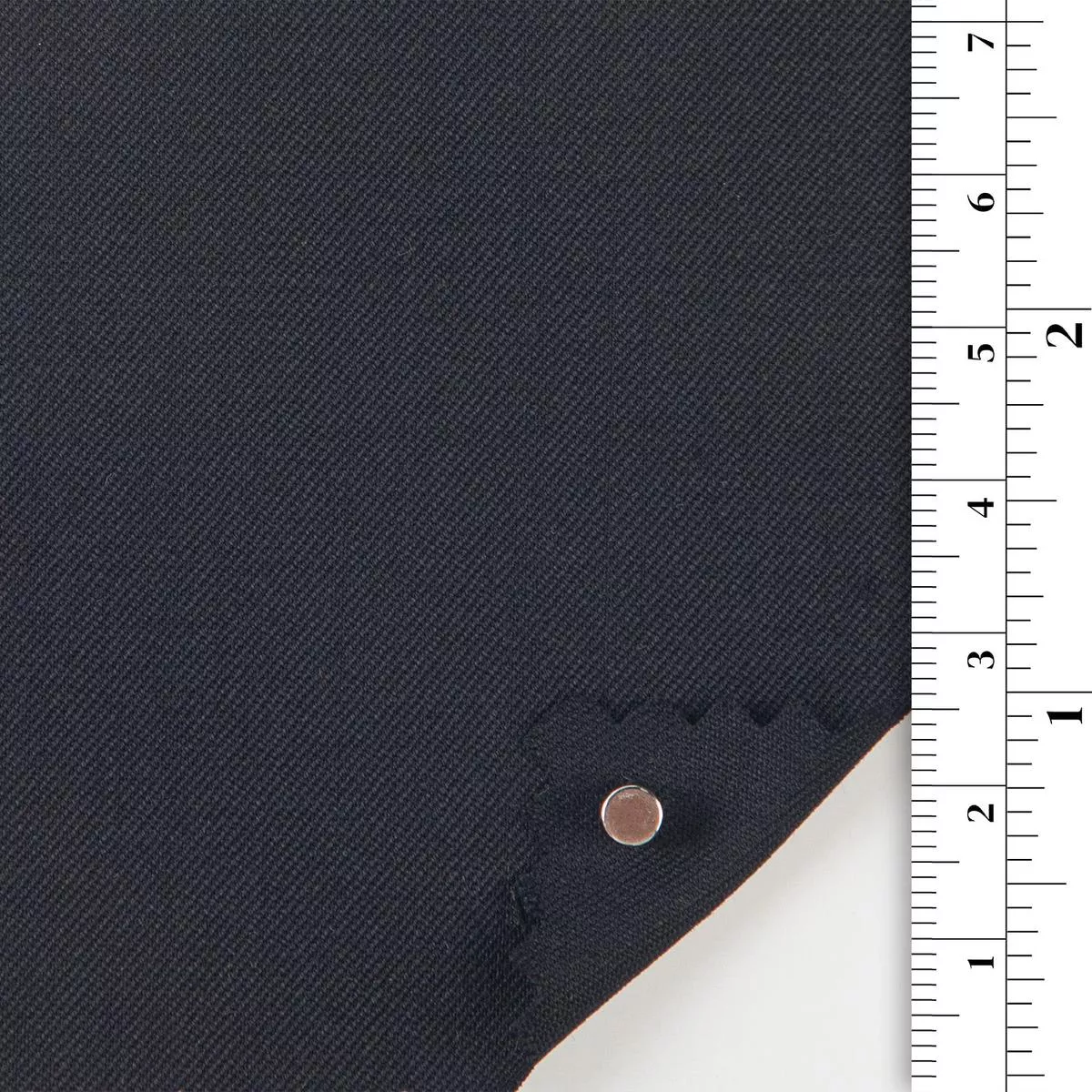Solid Stretch Easy Care Worsted Wool Polyester Gabardine Suiting A026307 – Black 28056