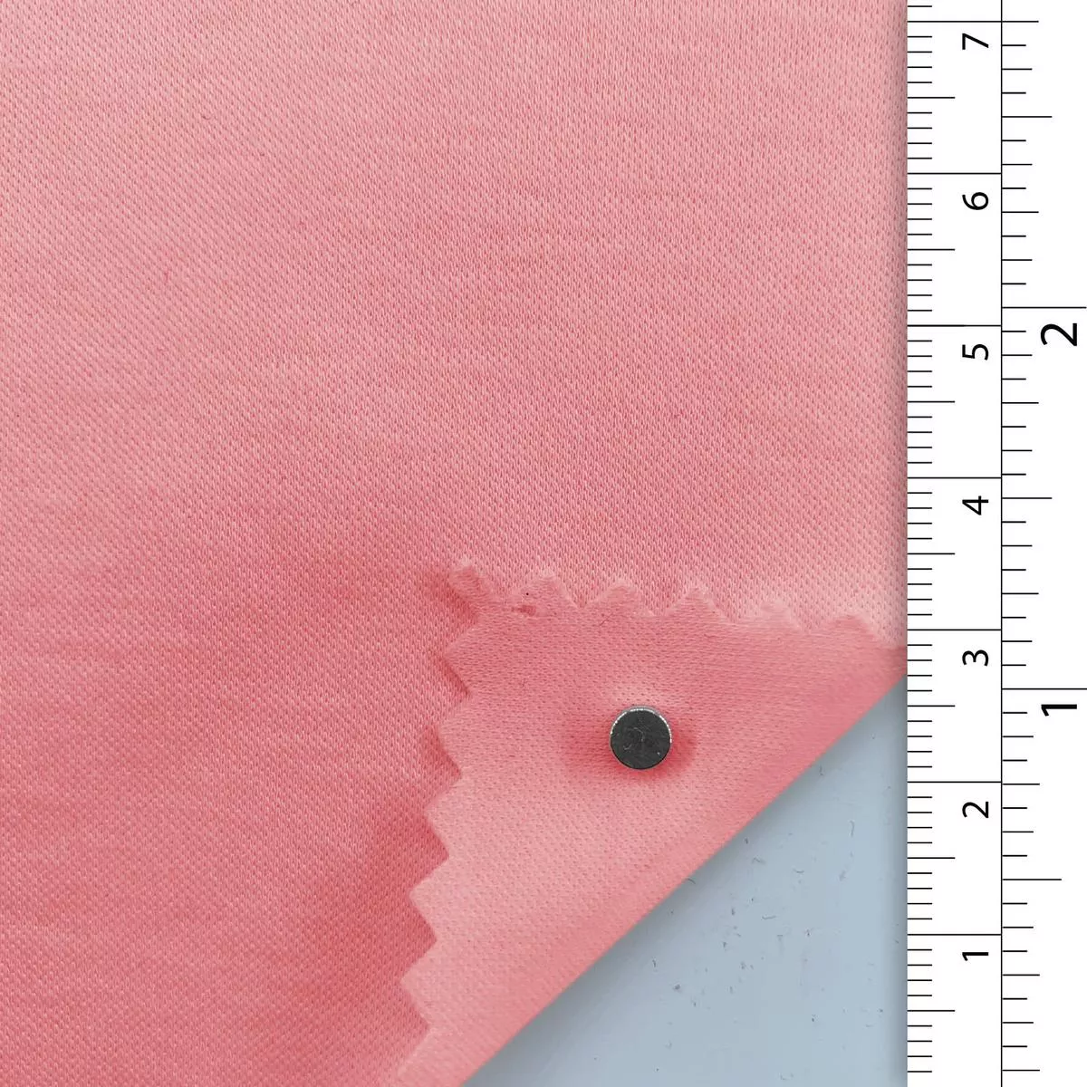 Solid Stretch Mercerized Combed Cotton Double Knit / Interlock A110316 – Salmon 9523