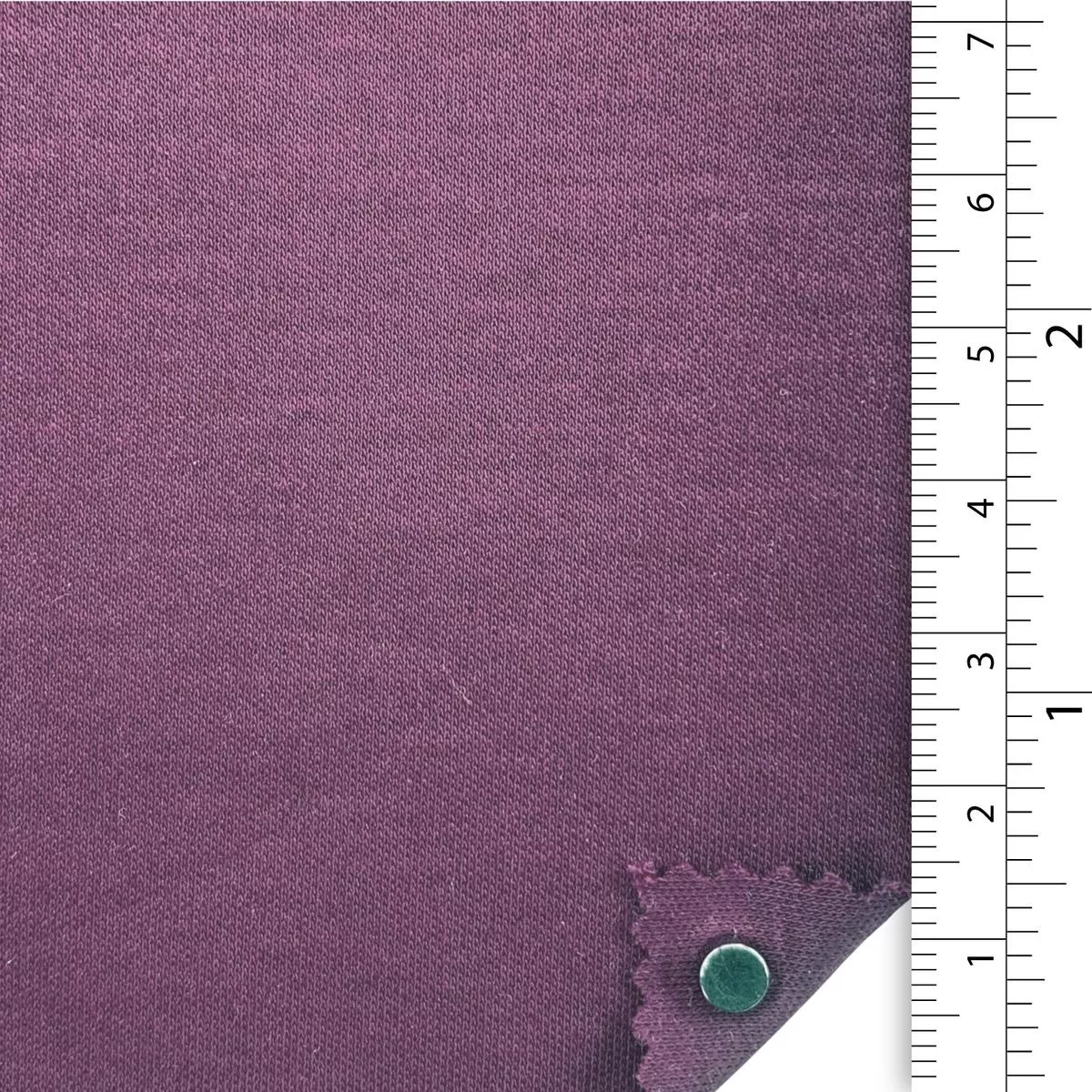 Solid Stretch Mercerized Combed Cotton Modal Double Knit / Interlock A107301 – Mauve 7444