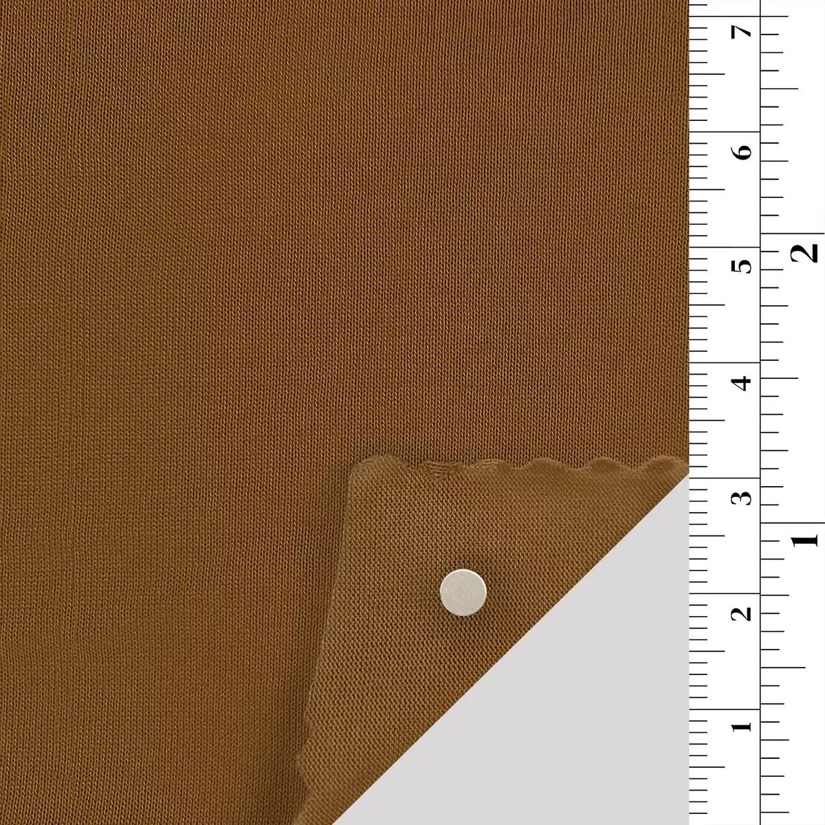 Solid Stretch Mercerized Combed Cotton Single Jersey A110327 – Bronze 10079