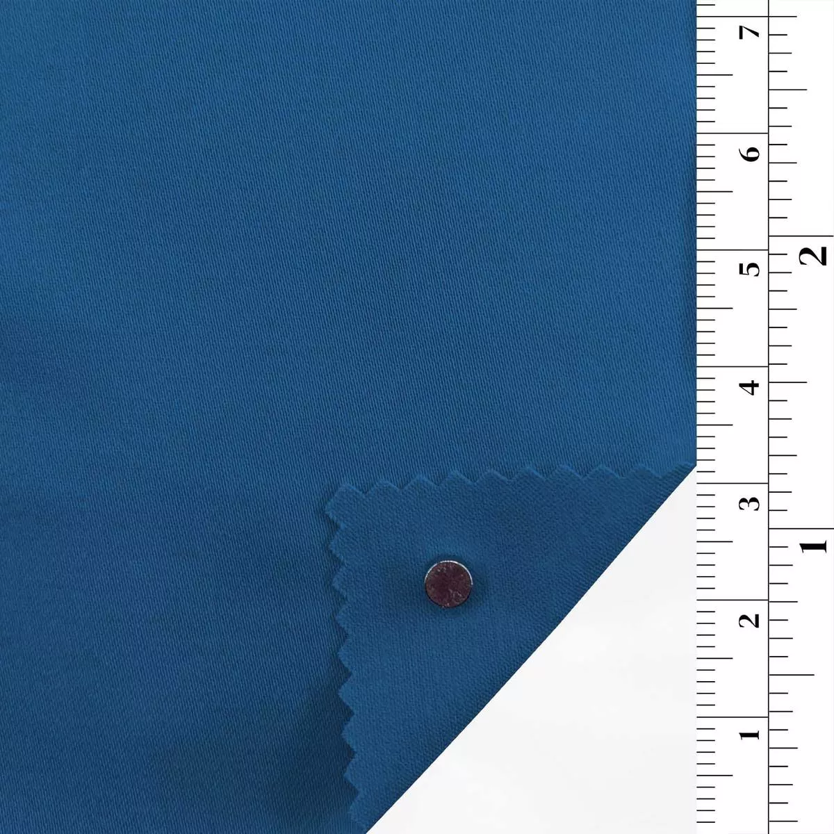 Solid Stretch Mercerized Cotton Plain Woven A012316 – Blue 4409
