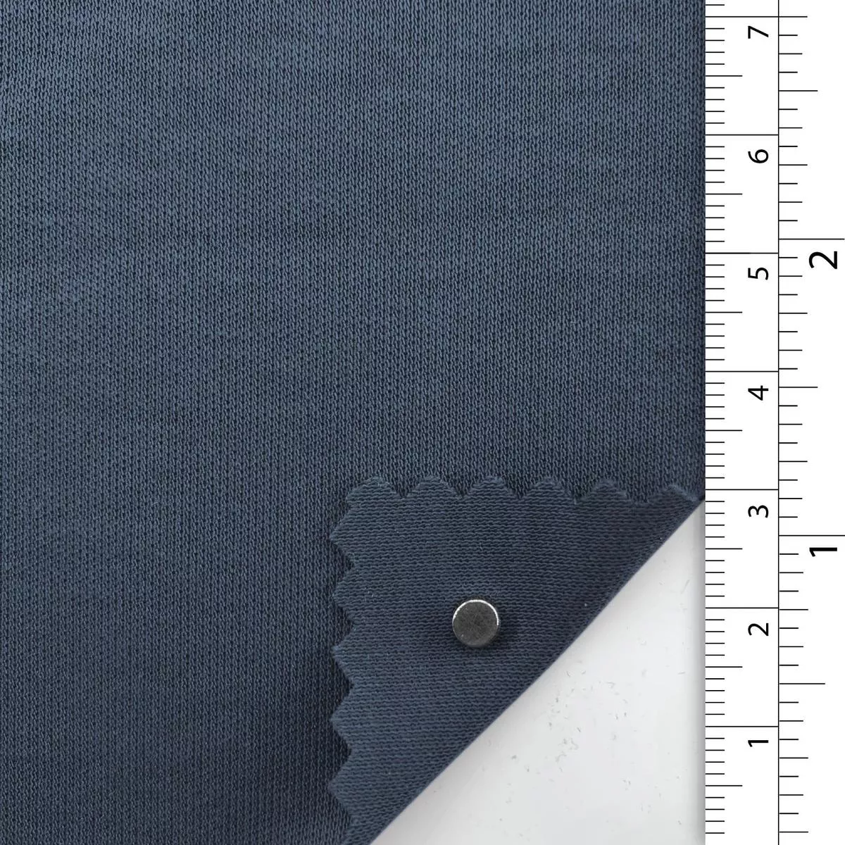 Solid Stretch Mercerized Lyocell Combed Cotton Double Knit / Interlock A110323 – Gray 9976