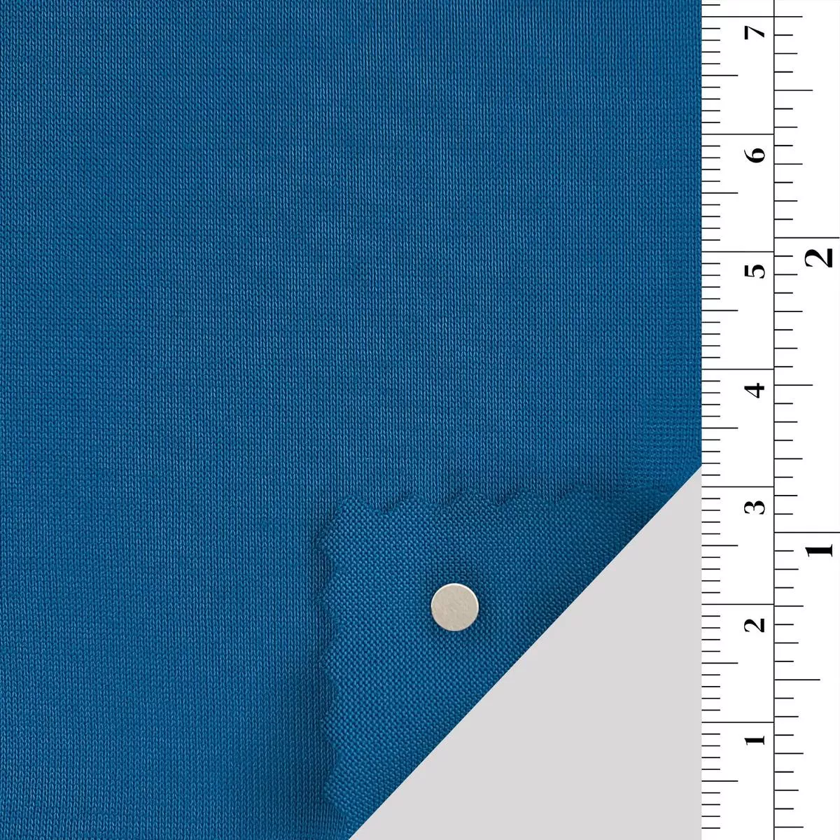 Solid Stretch Mercerized Lyocell Combed Cotton Single Jersey A110310 – Sky Blue 9169