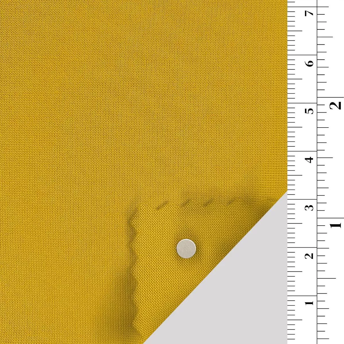Solid Stretch Mercerized Lyocell Combed Cotton Single Jersey A110310 – Yellow 9121