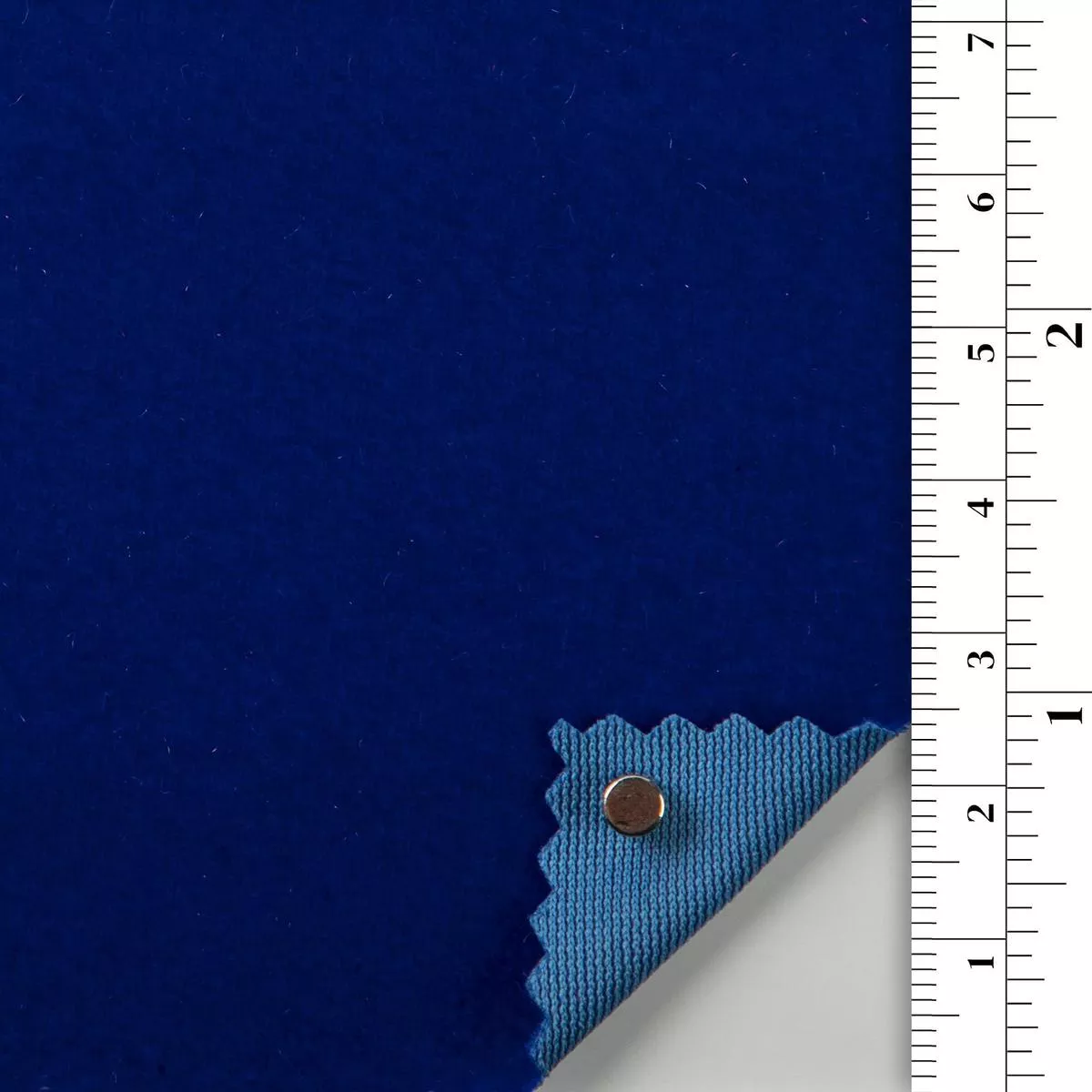 Solid Stretch Nylon Viscose Velvet B009306 – Blue 14695