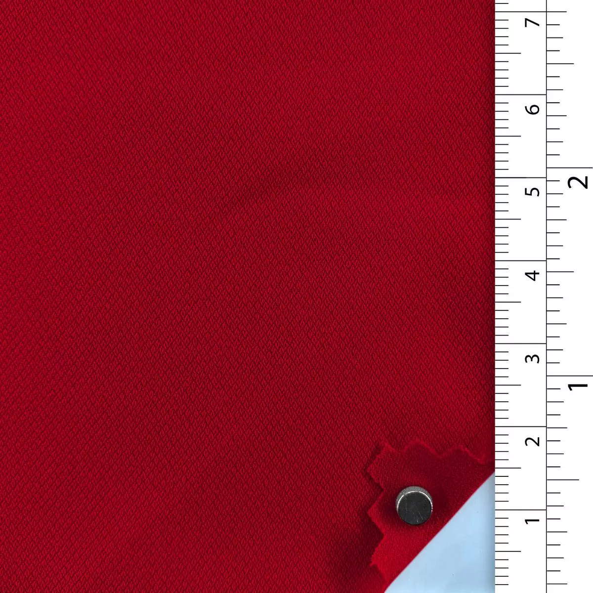Solid Stretch Polyester Crepe B002323 – Red 12636