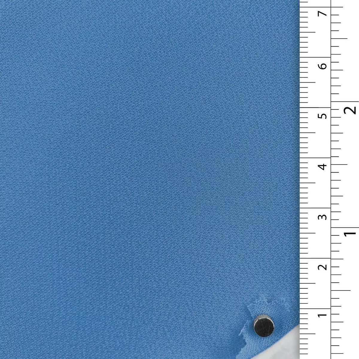 Solid Stretch Polyester Crepe De Chine B002330 – Blue 13064