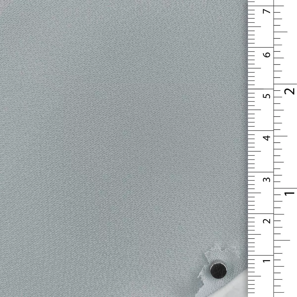 Solid Stretch Polyester Crepe De Chine B002330 – Silver 13013