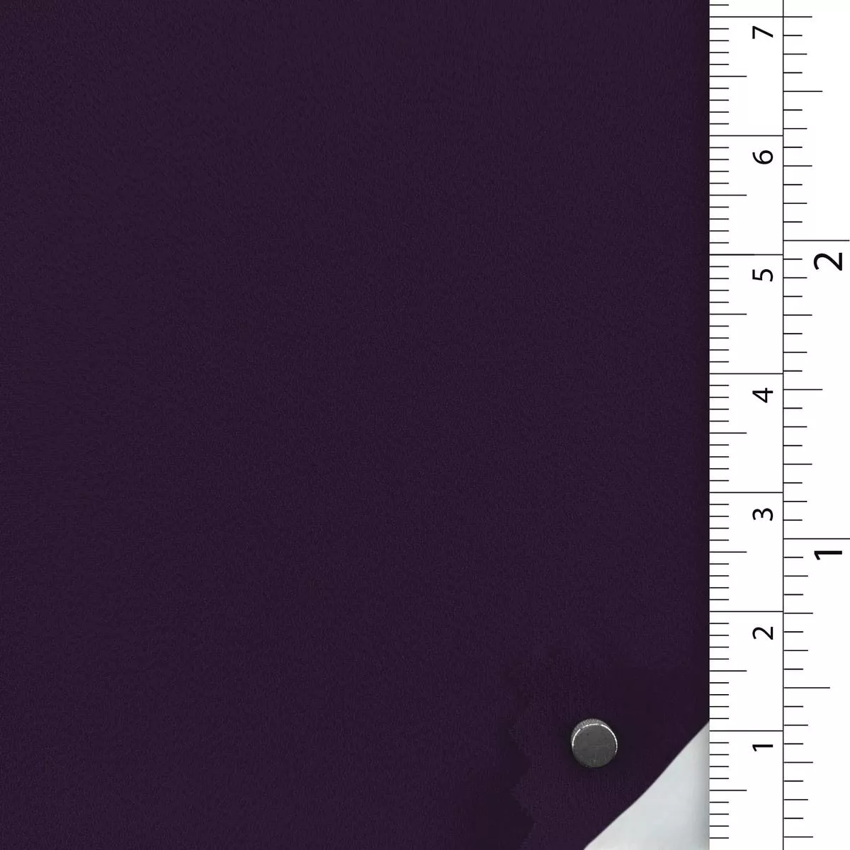 Solid Stretch Polyester Georgette B002313 – Purple 11752