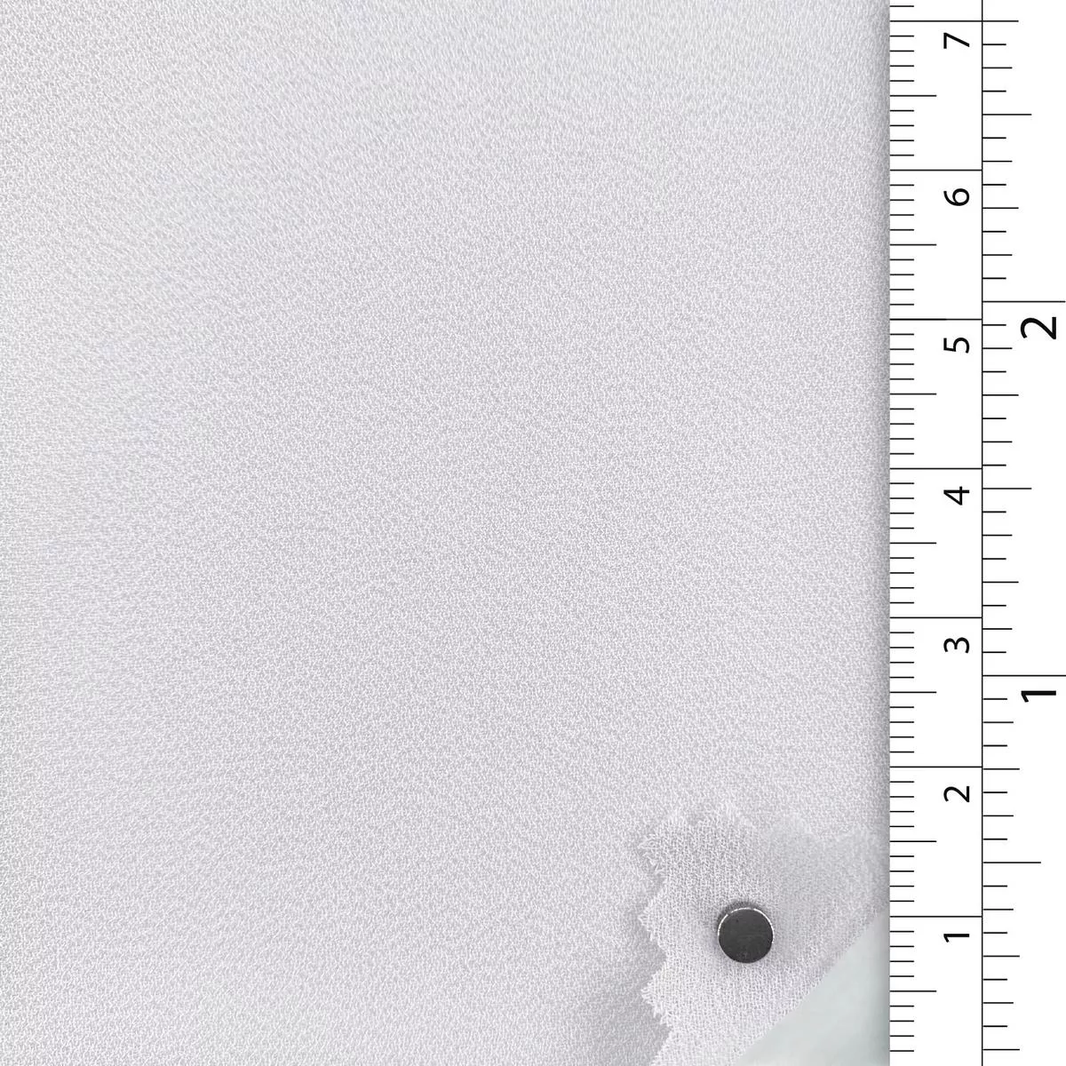 Solid Stretch Polyester Georgette B002313 – White 11711