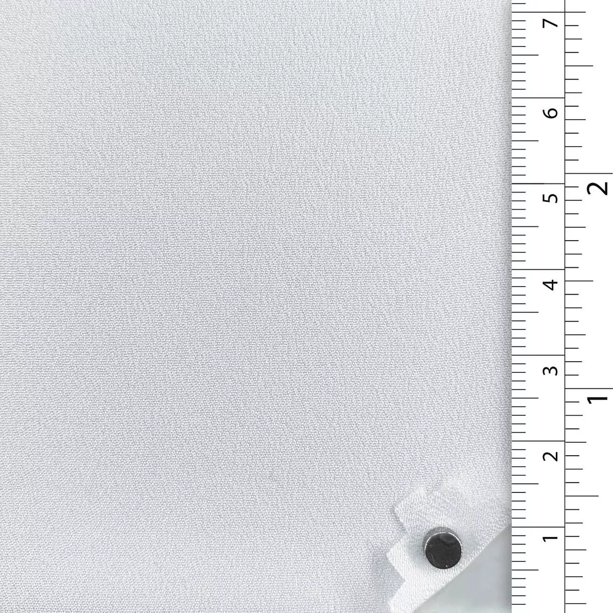 Solid Stretch Polyester Georgette B002314 – White 11950