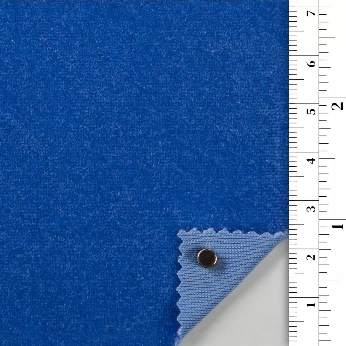 Solid Stretch Polyester Velour B009305 – Blue 14660