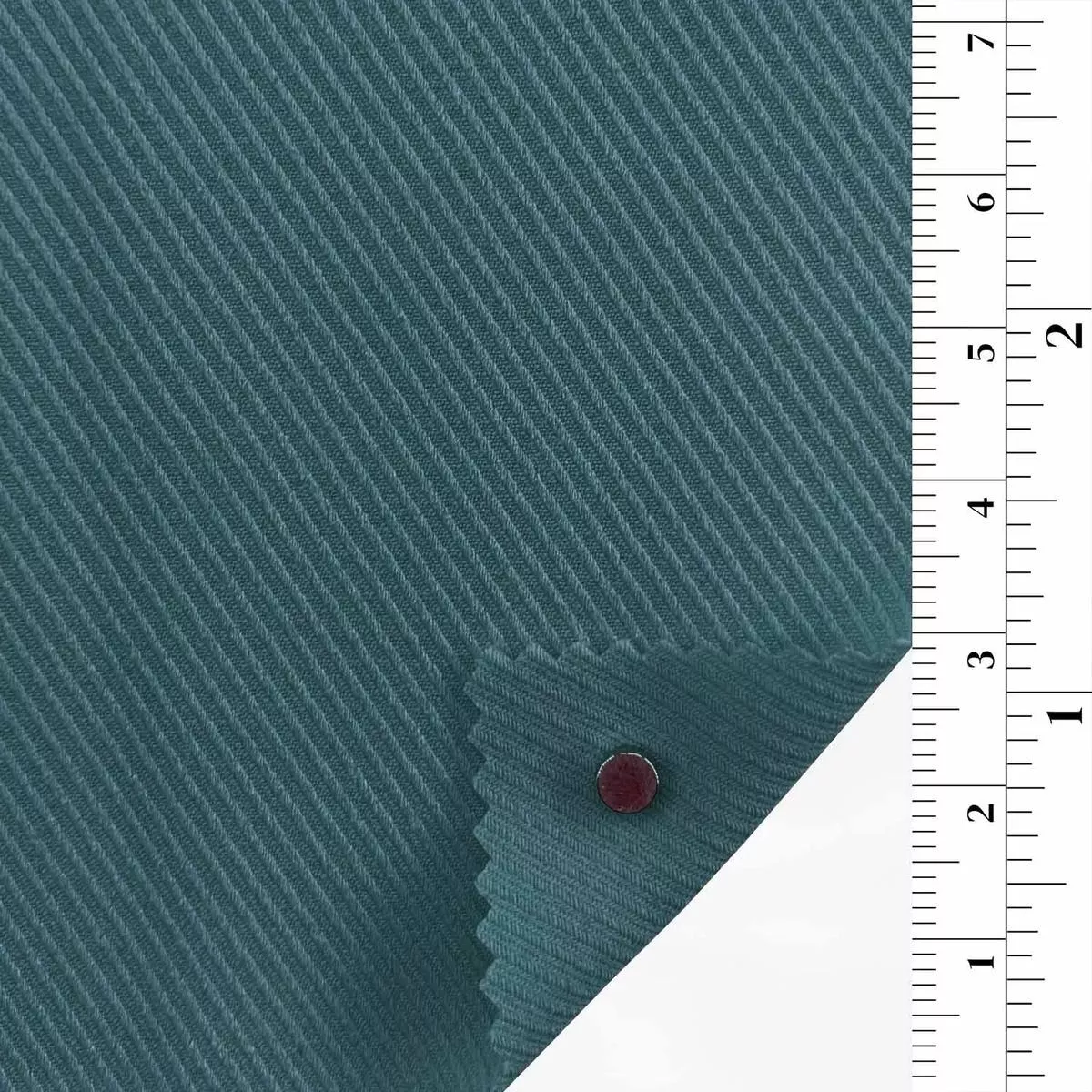 Solid Stretch Polyester Viscose Twill A009313 – Turquoise 3301
