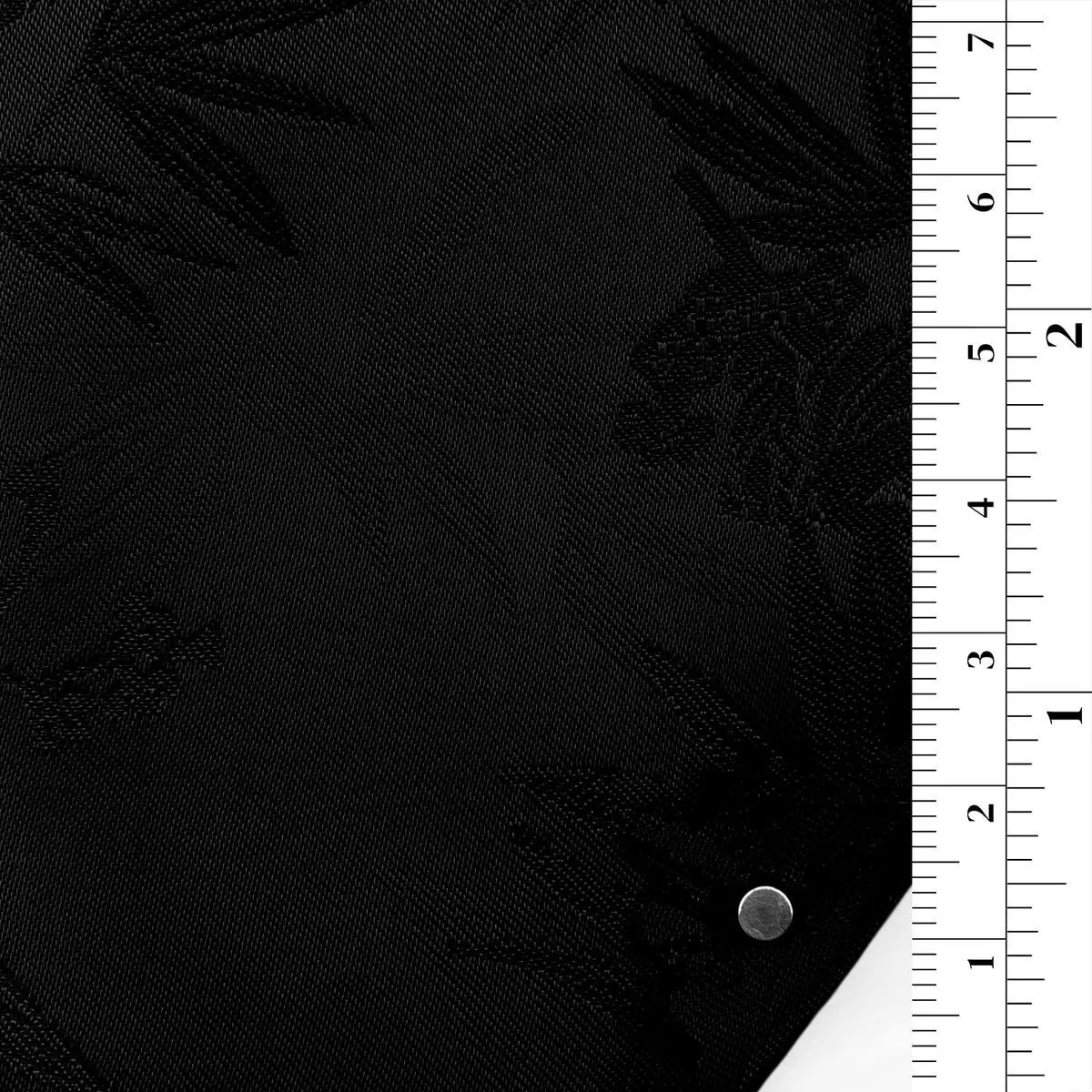 Solid Viscose Satin Jacquard A102322 – Black 6369