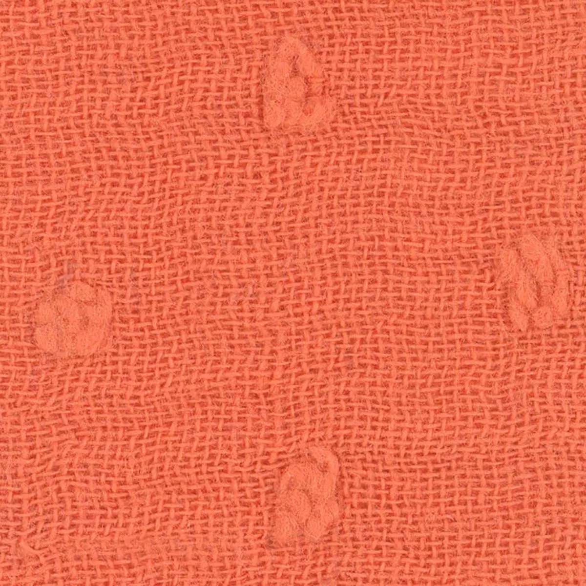 Solid Washed Cotton Dobby Double Gauze B024403 – Orange 15