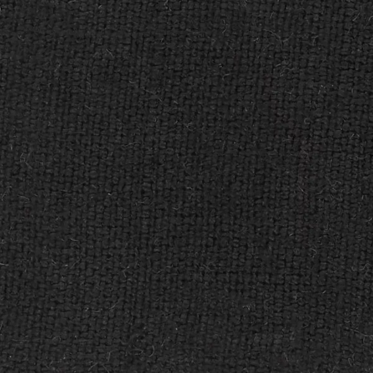 Solid Washed Linen Plain Woven B023401 – Black 1