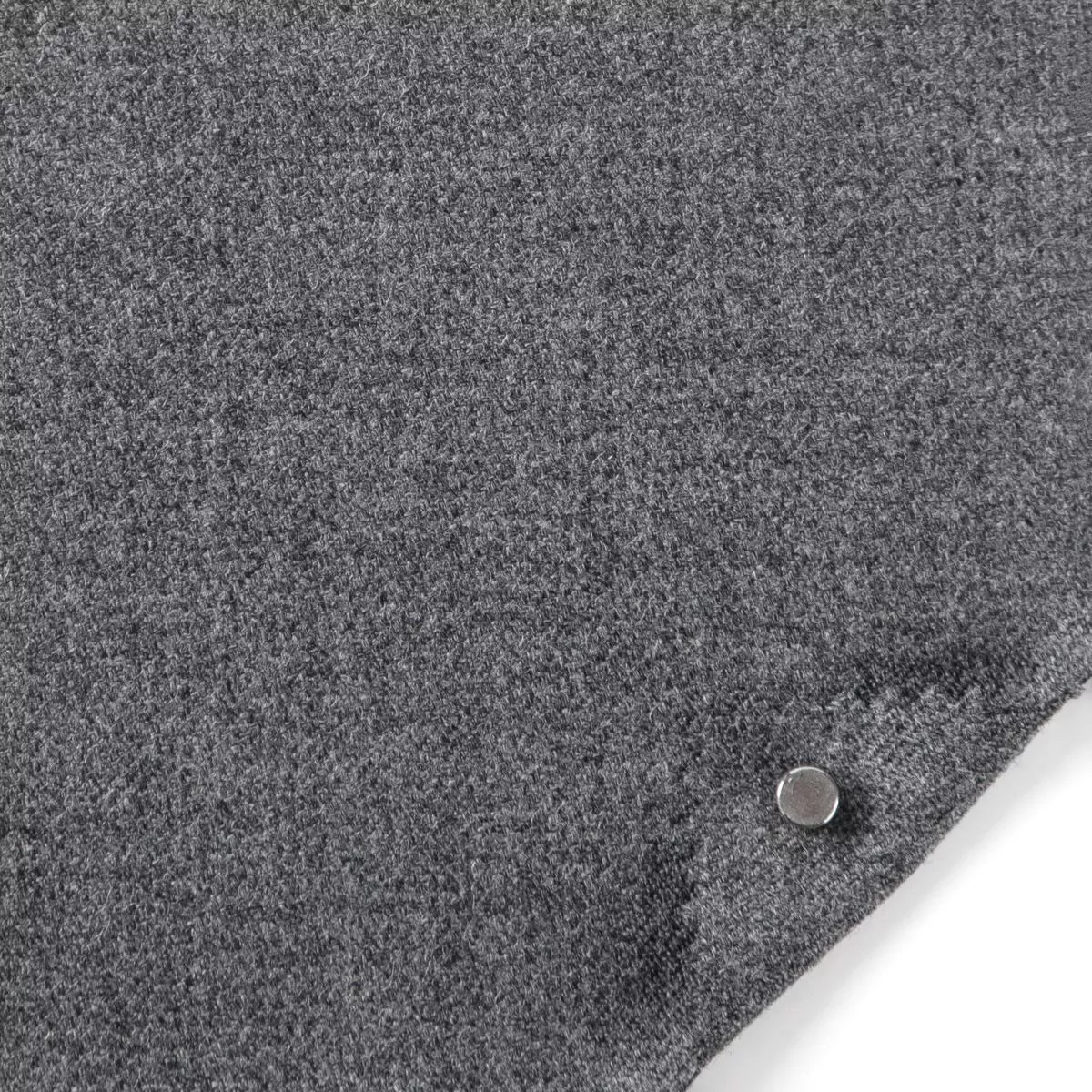 Solid Worsted Wool Viscose Twill Suiting A025504 – Gray 1