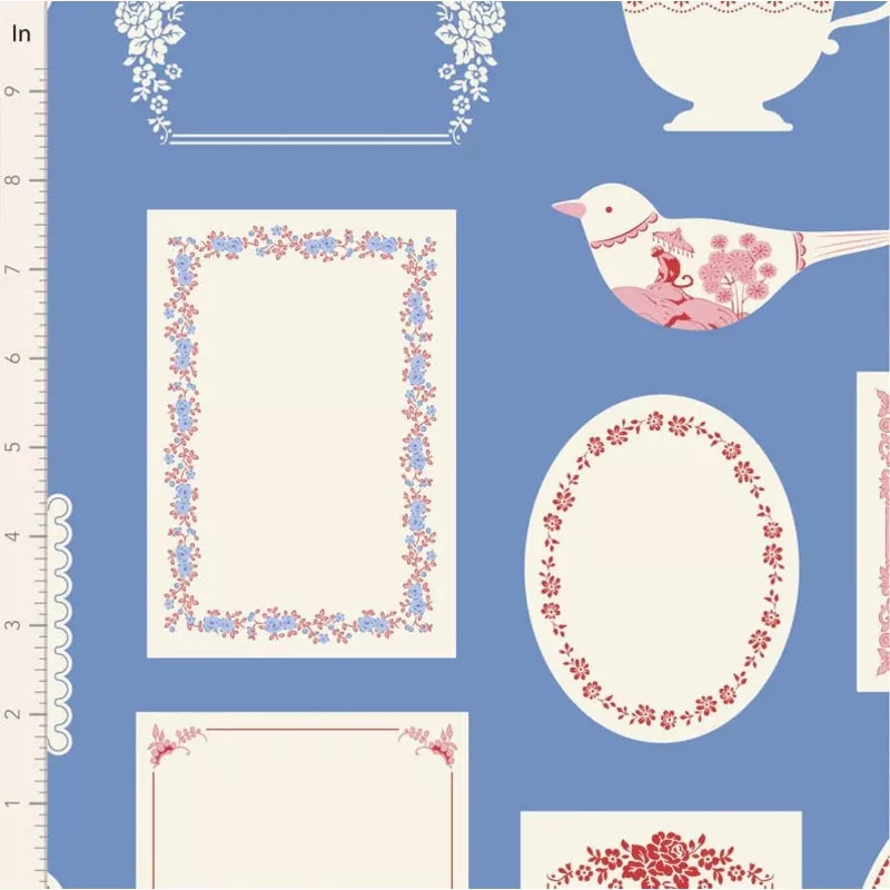 “Something Blue” Labels & Ornaments Blue by Tone Finnanger for Tilda