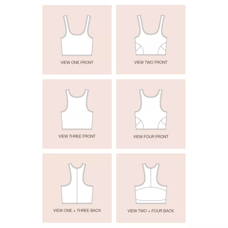 Sophie Hines Patterns : Axis Tank B/C Cup