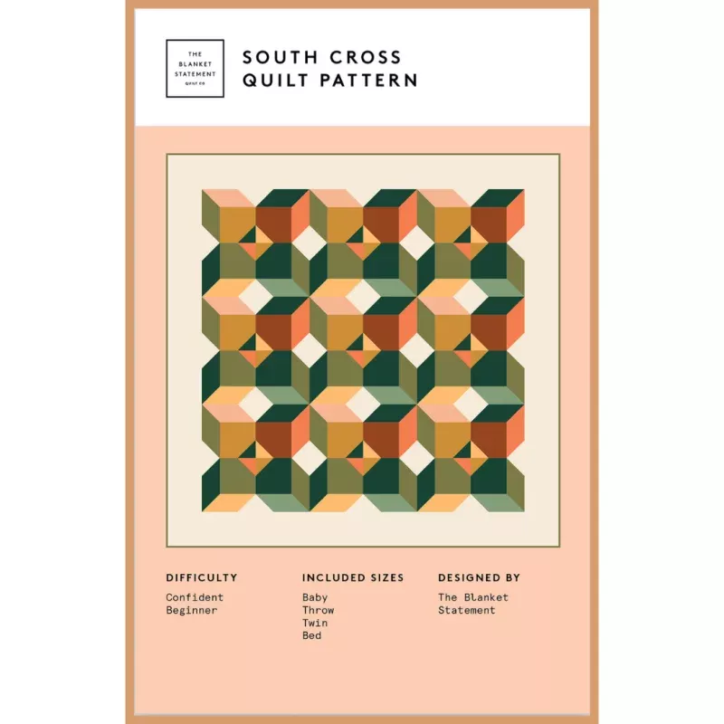 South Cross Quilt | Paper Pattern