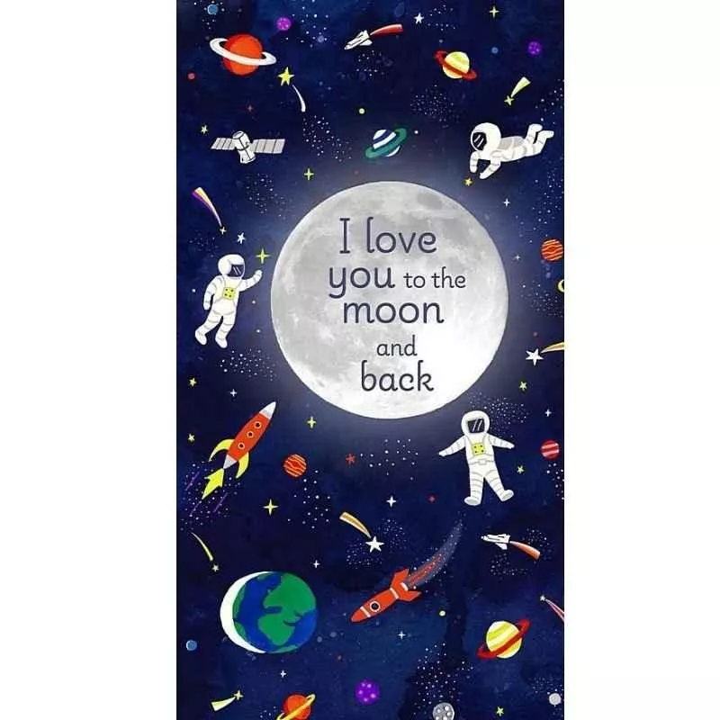 Space Panel 100% Cotton Digital