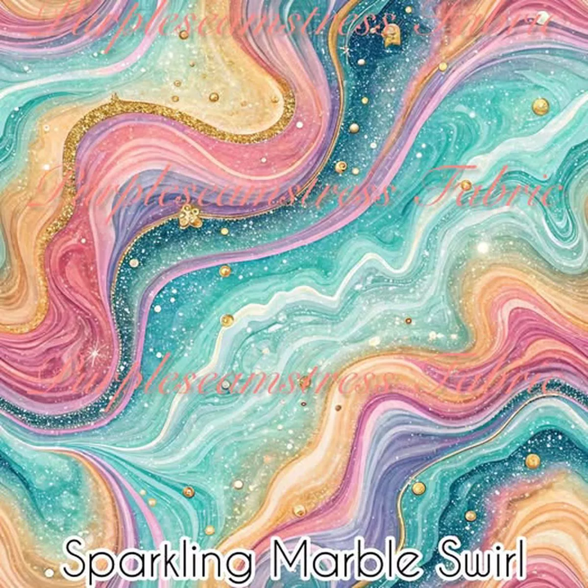Sparkle Marble SwirlFabric