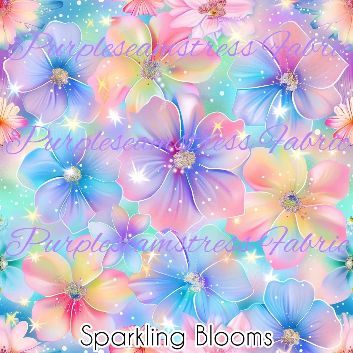 Sparkling BloomsFabric