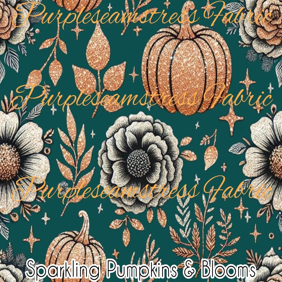 Sparkling Pumpkins & Blooms …
