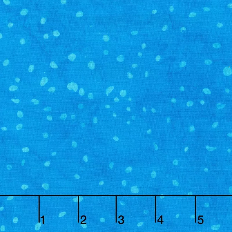 Speckles Batiks – Dots Blue Yardage