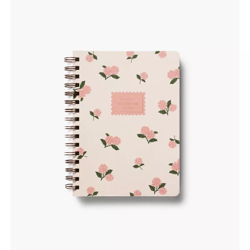 Spiral Notebook – Pink Hydrangea