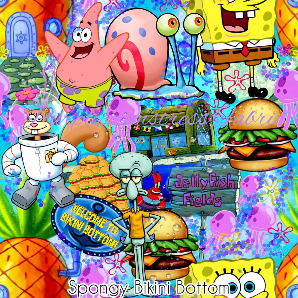 Spongy Bikini BottomFabric
