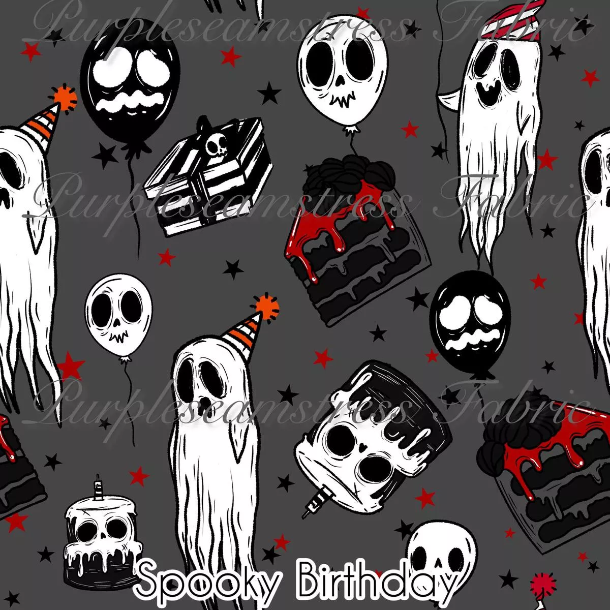 Spooky BirthdayFabric