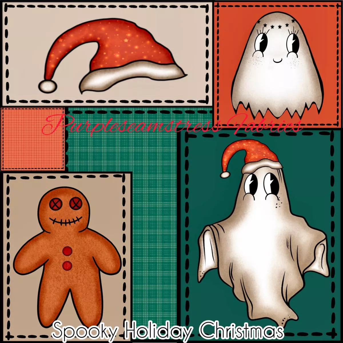 Spooky Holiday ChristmasFabric