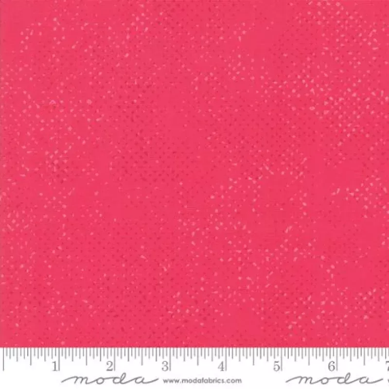 Spotted Dots Solid Azalea Pink Zen Chic Moda Cotton Fabric MD-1660-69