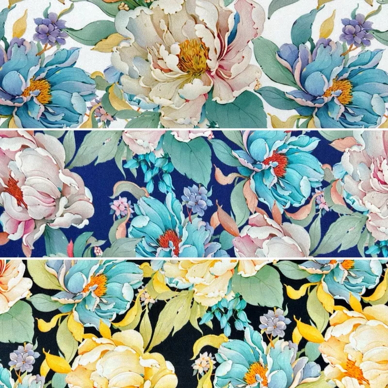 Spring Whisper Viscose Twill Fabric White