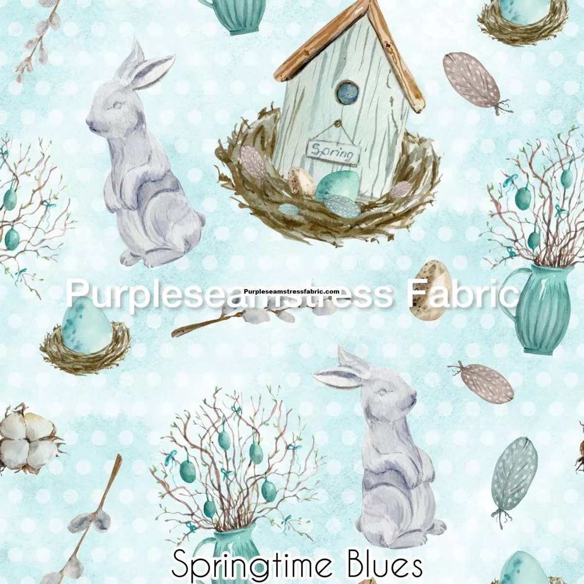 Springtime Blues EasterFabric