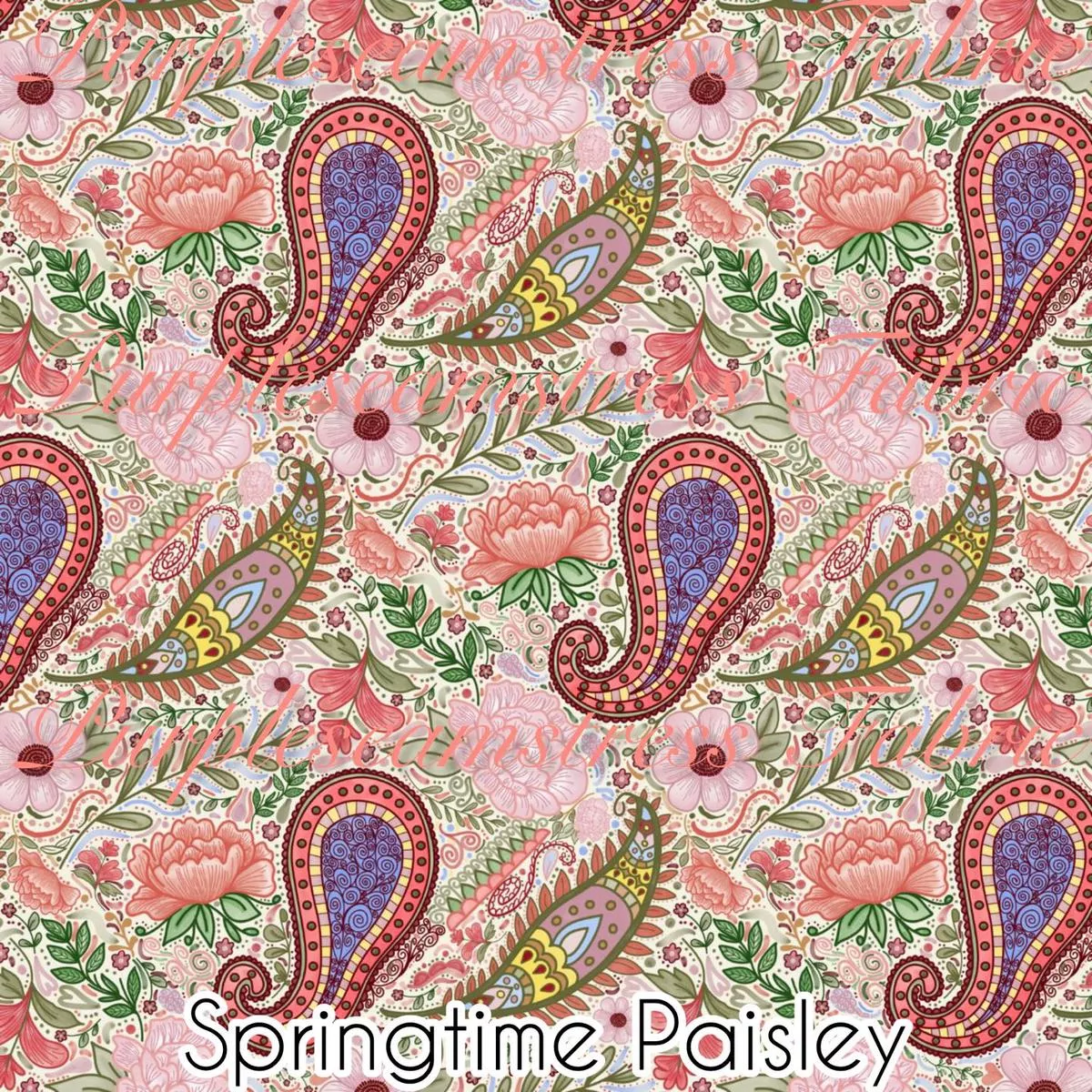 Springtime PaisleyFabric
