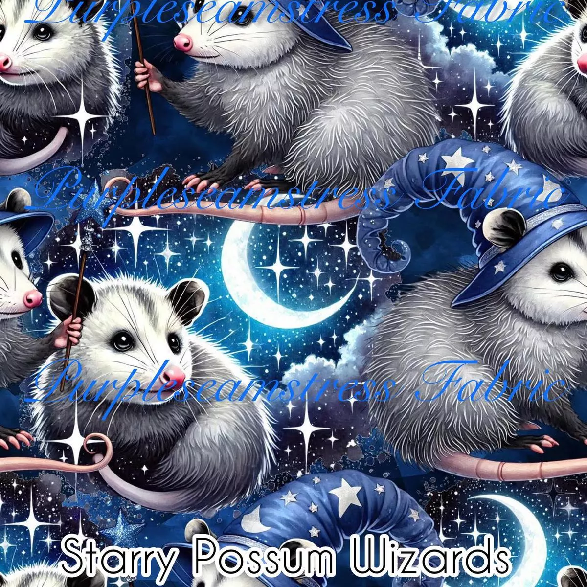 Starry Possum WizardFabric