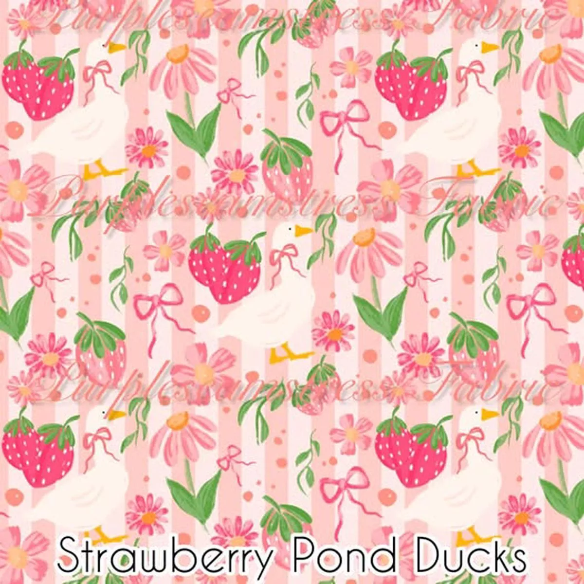 Strawberry Pond DucksFabric