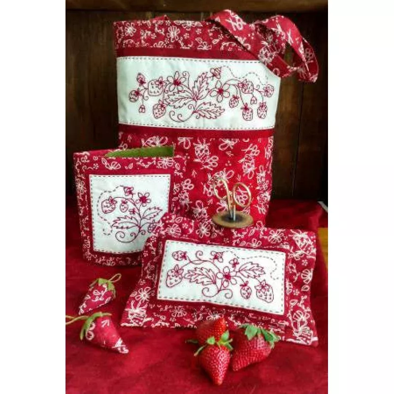 Strawberry Stitcher’s Tote