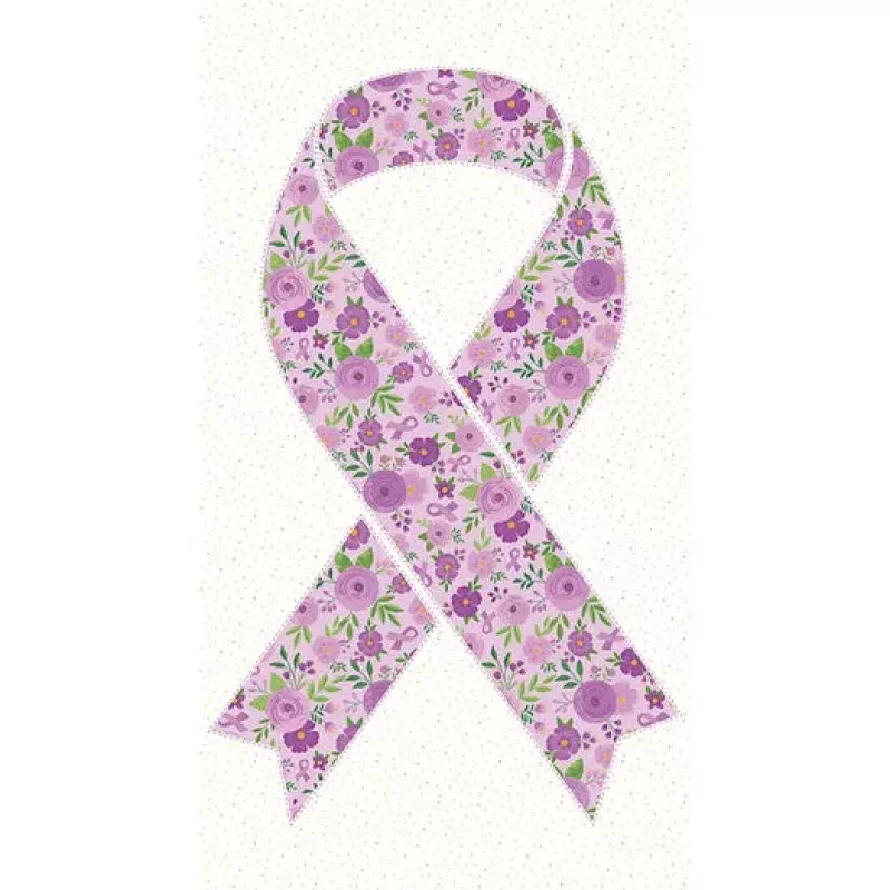 Strength in Lavender Quilt Panel